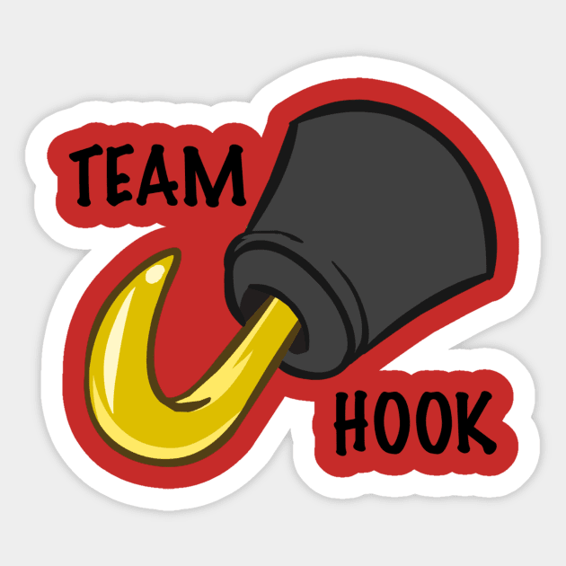 Team Hook Sticker by duchessofdisneyland